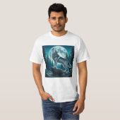 T-shirt Loup hurlant (Devant entier)