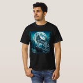 T-shirt Loup hurlant (Devant entier)