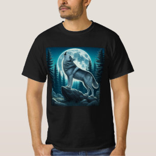T-shirt Loup hurlant