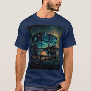 T-shirt Loup hurlant une nuit solitaire