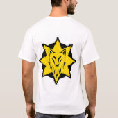 T-shirt Loup jaune 2 (Dos)