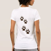 T-shirt Loup, loups, animal sauvage, nature, (Dos)