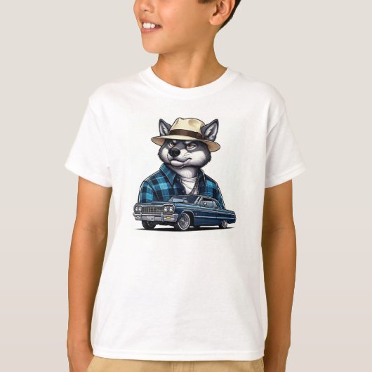 T-shirt Loup Lowrider (Devant)