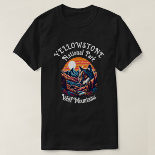 T-shirt Loup majestueux en montagne