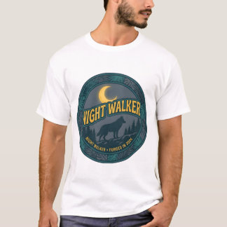 T-shirt Loup Marcheur de Nuit Vintage Wilderness