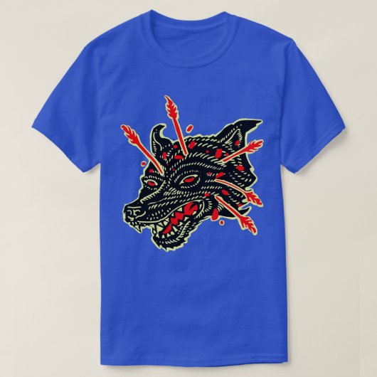 T-shirt loup mort (Design devant)