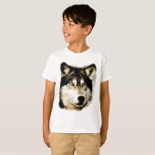 T-shirt Loup motivationnel unique (Devant entier)