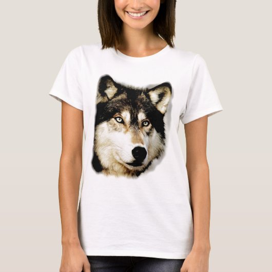 T-shirt Loup motivationnel unique (Devant)