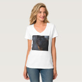 T-shirt Loup noir (Devant entier)