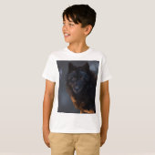 T-shirt Loup noir (Devant entier)