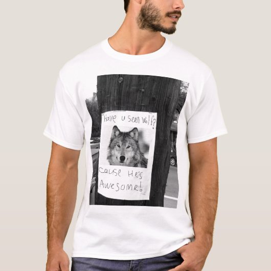 T-shirt Loup perdu (Devant)