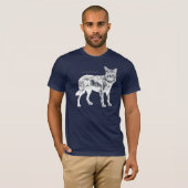 T-shirt Loup sarcastique "que je ne peux pas expliquer et (Devant entier)