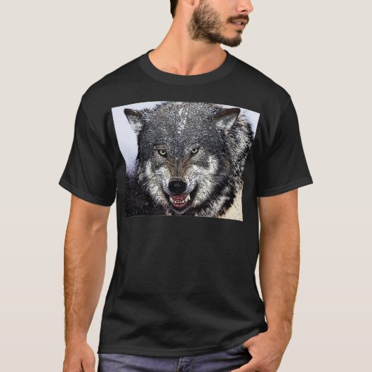 T-shirt Loup sauvage (Devant)