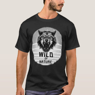 T-shirt Loup sauvage de la nature