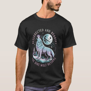 T-shirt Loup sinistre ressuscité retour drôle Loups éteint