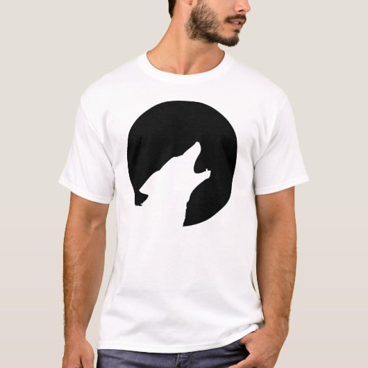T-shirt Loup solitaire (Devant)
