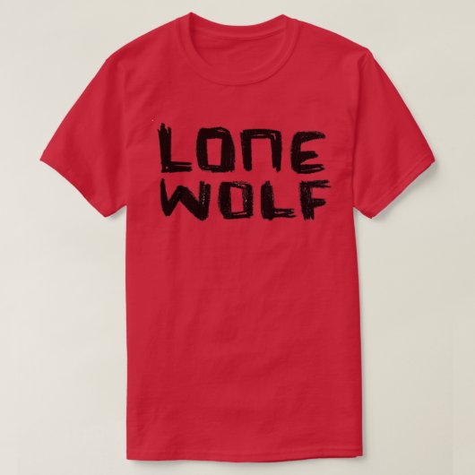 T-shirt Loup solitaire (Design devant)