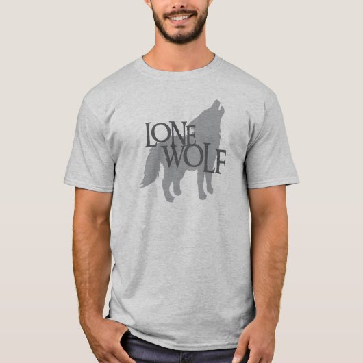 T-SHIRT LOUP SOLITAIRE (Devant)