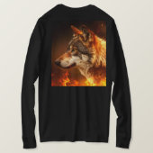 T-shirt Loup Solitaire (Design dos)