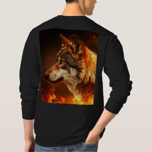 T-shirt Loup Solitaire