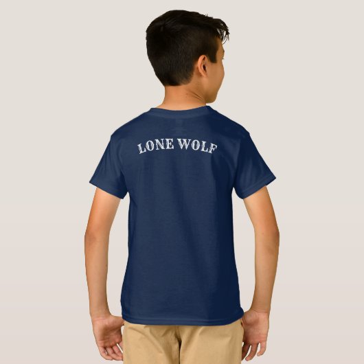 T-SHIRT LOUP SOLITAIRE (Dos entier)