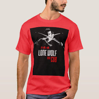 T-shirt Loup solitaire et gris d'épi