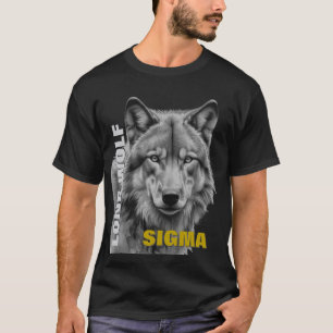 T-shirt Loup solitaire masculin de Sigma