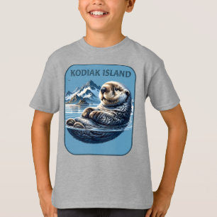 T-shirt Loupe de mer de l'île Kodiak Alaska