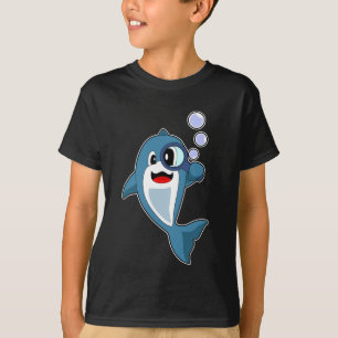 T-shirt Loupe Détective dauphin