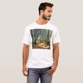 T-shirt Loups au jeu (Devant entier)