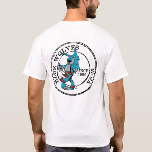 T-SHIRT LOUPS BLEU DEPUIS 1990