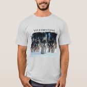 T-shirt Loups de Yellowstone (Devant)