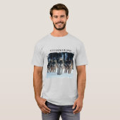 T-shirt Loups de Yellowstone (Devant entier)
