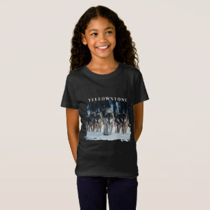 T-Shirt Loups de Yellowstone Enfants