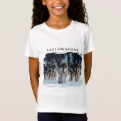 T-Shirt Loups de Yellowstone Enfants (Devant)