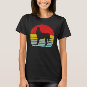 T-shirt Loups Loup Vintage Cool Loups Loup Animal 60s