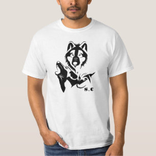 T-shirt Loups tribaux