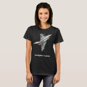 T-shirt L'ouragan d'Eurofighter (Devant entier)