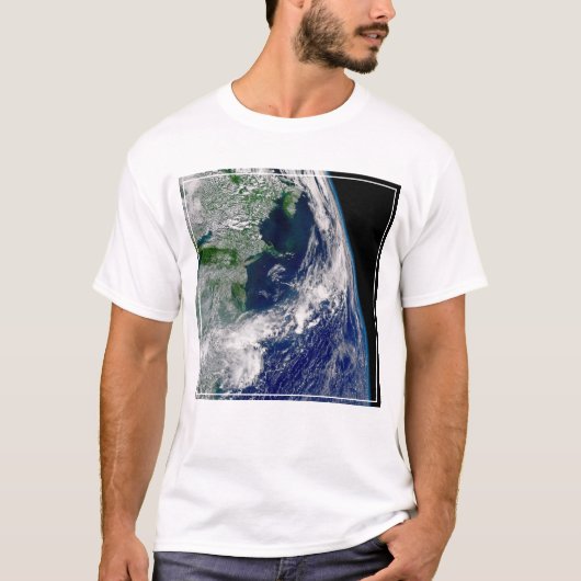 T-shirt L'Ouragan Frances Sur Une Terre Partielle. (Devant)