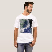 T-shirt L'Ouragan Frances Sur Une Terre Partielle. (Devant entier)