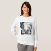 T-shirt L'ouragan Jimena approchant la Basse Californie (Devant entier)
