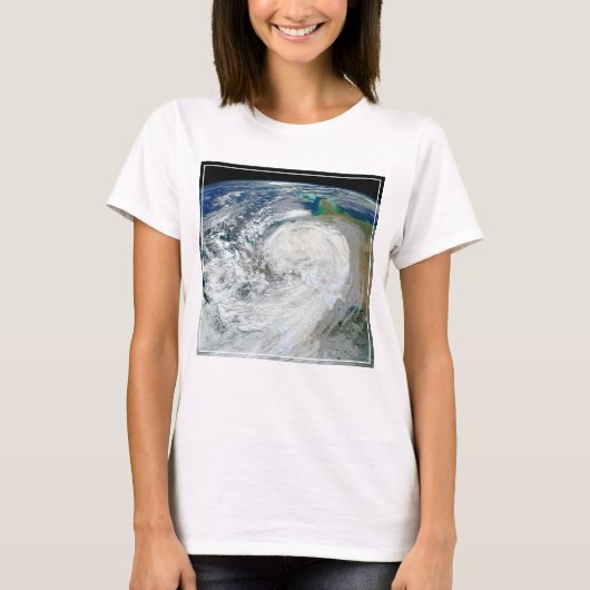 T-shirt L'Ouragan Sandy Le Long De La Côte Est Des États-U (Devant)