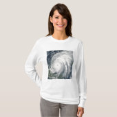 T-shirt L'ouragan Wilma sur le Mexique (Devant entier)