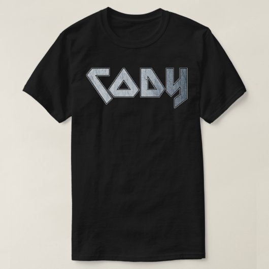 T-shirt Lourd métal Cody (Design devant)