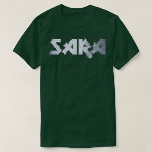 T-shirt Lourd métal Sara (Design devant)