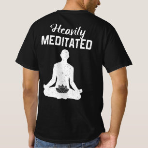 T-shirt Lourdement Méditées - Méditation Drôle & Cadeau De