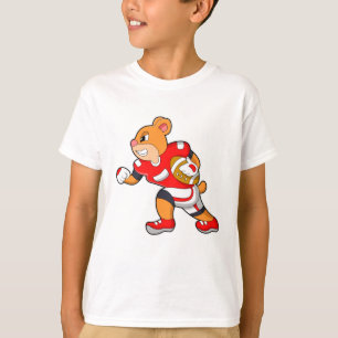 T-shirt L'ours dans les sports de football
