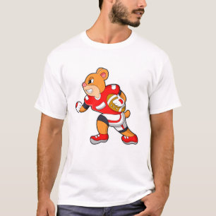 T-shirt L'ours dans les sports de football