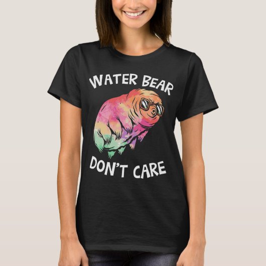 T-shirt L'ours de l'eau ne s'inquiètent pas la Science (Devant)