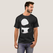 T-shirt L'Ours De Panda Assis Face À La Faune (Devant entier)